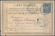 Französische Post In Der Levante: 1878. Postal Stationery Post Card Addressed To France Bearing Fren - Other & Unclassified