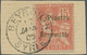 Französische Post In Der Levante: 1905, 15 C. Surcharged "1 Piaster - Beyrouth" On Piece With Clear - Autres & Non Classés