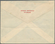 Französische Post In Der Levante: 1912. Envelope (fold, Fox Spots) Addressed To Paris Bearing French - Autres & Non Classés