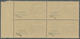 Französische Konsulatspost Jerusalem: 1948, 20 Sts On 6 Fr. In Block Of Four From Right Margin, Sign - Sonstige & Ohne Zuordnung