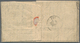 Frankreich - Ballonpost: 1870, Ceres 20 C. Blue Tied By Star Cancel „3” To Folded Letter „Ballon Mon - 1960-.... Lettres & Documents