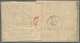 Frankreich - Ballonpost: 1870, Ceres 20 C. Blue Tied By Star Cancel „3” To Folded Letter „Ballon Mon - 1960-.... Covers & Documents