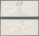 Frankreich - Ballonpost: 1870, "Archimede" And "Tourneville", Two Tiny Covers To The Same Address In - 1960-.... Lettres & Documents