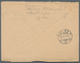 Delcampe - Frankreich - Militärpost / Feldpost: 1917 Two Registered Letters And One Letter By Ordinary Mail Of - Militärische Franchisemarken