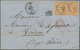 Frankreich - Schiffspost: 1853/1862: 40 C Orange And 10 C Brown, Each Tied By Dotted "numeral" With - Sonstige & Ohne Zuordnung