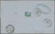 Frankreich - Schiffspost: 1853/1862: 40 C Orange And 10 C Brown, Each Tied By Dotted "numeral" With - Autres & Non Classés