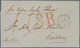 Gibraltar: 1854. Stamp-less Envelope Written From Gibraltar Dated '14th Aug 1854' Addressed To Cadiz - Gibraltar