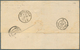 Griechenland: 1878, 30 L. Brown On Yellowish Coarse Impression On Folded Envelope From Patras Tied B - Autres & Non Classés