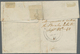 Großbritannien: 1840. Envelope (folds, Hinges) Addressed To London Bearing SG 1, 1d Black (Plate 6) - Autres & Non Classés