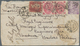 Großbritannien: 1870. Envelope (roughly Opened, Toned And A Few Spots) Addressed To 'Lieutenant Macg - Autres & Non Classés