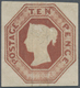 Großbritannien: 1848-54 Embossed 10d. Brown, Mint Lightly Hinged With Large Part Of Lightly Toned Gu - Autres & Non Classés