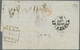 Großbritannien: 1850 Destination TOSCANA: Lettersheet From London To Florence, Toscana Via France, F - Autres & Non Classés