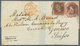 Großbritannien: 1863. Envelope Addressed To Switzerland Bearing SG 8, 1d Brown And SG 57, 10d Brown - Sonstige & Ohne Zuordnung