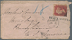 Großbritannien: 1869, 1d Dark-rose On Letter From TARBERT To Harrisburg/USA, Paying The Postage To P - Other & Unclassified