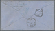 Großbritannien: 1867, Letter From London To Bonn, Germany Frankes With 2 Pieces 0f 1 D QV With Plate - Other & Unclassified