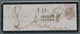 Großbritannien: 1863. Mourning Envelope Addressed To Portugal Bearing SG 84, 6d Lilac Tied By London - Autres & Non Classés