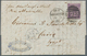 Großbritannien: 1869. Envelope Addressed To Cairo, Egypt Bearing SG 108, 6d Violet Tied By Mancheste - Other & Unclassified