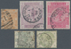 Großbritannien: 1876-1883, Five Different Used Stamps, See SG Numbers. The 6d. Of 1883 With Some Ton - Sonstige & Ohne Zuordnung