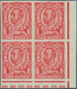 Großbritannien: 1912, 1d. Scarlet, Wm Multiple Cypher, Imperforate Block Of Four From The Lower Righ - Other & Unclassified