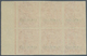 Großbritannien: 1912, 1d. Scarlet, Imperforate Marginal Block Of Six With "CANCELLED" Ovp., Unmounte - Sonstige & Ohne Zuordnung