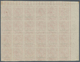 Großbritannien: 1912, 1d. Scarlet, Imperforate Marginal Block Of 24 From The Upper Left Corner Of Th - Sonstige & Ohne Zuordnung