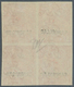 Großbritannien: 1912, 1d. Scarlet, Imperforate Block Of Four With "CANCELLED" Ovp., One Stamp Hinged - Sonstige & Ohne Zuordnung