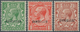 Großbritannien: 1924, KGV Block Cypher, "Cancelled" Overprints Type 28, ½d. Inverted Watermark, 1d., - Sonstige & Ohne Zuordnung