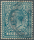Großbritannien: 1924, 10d. Turquoise-blue, Wm Block Cypher, With Variety "Frame Break At Bottom Left - Other & Unclassified