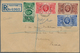 Großbritannien: 1935 Silver Jubilee Complete Set Used On Registered FDC From Parkstone To Teheran, P - Sonstige & Ohne Zuordnung