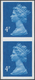 Großbritannien - Machin: 1993, 4 P. New Blue, Imperforated Vertical Pair, Unmounted Mint. SG 1.700,- - Série 'Machin'