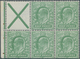 Großbritannien - Zusammendrucke: 1906/1937 Two Complete Booklet Panes, One With Five KEVII. ½d. Plus - Autres & Non Classés