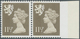 Großbritannien - Regionalmarken: Schottland: 1981, 11 1/2 P. Drab, Horizontal Pair With Right Margin - Scotland