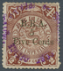 Britische Post In China: 1901, BRA British Railway Administration, Green "BRA/5/Five Cents" On 1/2 C - Autres & Non Classés