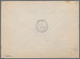 Britische Post In Der Türkei: 1889, Letter Franked With 40 Para On 2 1/2d With Additional Imperforat - Other & Unclassified