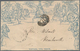 Großbritannien - Ganzsachen: 1840, Mulready Envelope 2d. Blue Without Advertisments Cancelled With B - 1840 Mulready Envelopes & Lettersheets