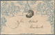 Großbritannien - Ganzsachen: 1840, Mulready Envelope 2d. Blue Without Advertisments Cancelled With B - 1840 Mulready-Umschläge