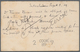 Großbritannien - Ganzsachen: 1889, 1 D Stationery Card Used Against Regulations In Switzerland From - 1840 Enveloppes Mulready