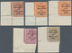 Irland: 1922, Rialtas/Soarstat Overprints, Set Of Five And Set Of Twelve Values, Bottom Marginal Cop - Briefe U. Dokumente