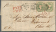 Irland: 1856 Destination OHIO, USA: Entire Letter From Belfast To Cincinnati, Ohio Via Liverpool And - Briefe U. Dokumente