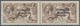 Irland: 1927/1928, Saorstat Overprints, 2s.6d. Brown, Horizontal Pair With Wide And Narrow Date, Fol - Covers & Documents