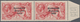 Irland: 1927/1928, Saorstat Overprints, 5s.rose-red Brown, Horizontal Pair With Wide And Narrow Date - Covers & Documents