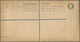 Irland - Ganzsachen: British Dominion: 1923, King Georg V. 5 D. Olive Green Registered Envelope With - Entiers Postaux