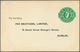 Irland - Ganzsachen: Pim Brothers, Ltd., Dublin: 1947, 1/2 D. Pale Green "proxy" Card, Text In Black - Ganzsachen