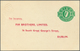 Irland - Ganzsachen: Pim Brothers, Ltd., Dublin: 1947, 1/2 D. Pale Green "proxy" Card, Text In Red W - Postal Stationery