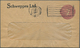 Irland - Ganzsachen: Schweppes Ltd.: 1952, 1 1/2 D. Violet Window Envelope, Used From "BALE ÁTHA CLI - Postal Stationery