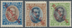 Island: 1933, Hopflug, 1kr. To 10kr., Complete Set Of Three Values, Fresh Colours, Well Perforated, - Other & Unclassified