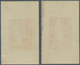 Island: 1938, Great Geyser 20aur. And 50aur. In IMPERFORATE DIE PROOFS In Different Shades Of Red On - Autres & Non Classés