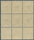 Island - Dienstmarken: 1902, Gildi Overprints, 5a. Brown, Perf. 12¾, Bottom Marginal Block Of Four W - Dienstmarken