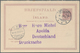 Island - Ganzsachen: 1902, Ganzsachen-Doppelkarte - Aufbrauchsausgabe Mit Überdruck "1GILDI", Fragek - Postal Stationery