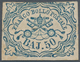 Italien - Altitalienische Staaten: Kirchenstaat: 1852, 50baj. Blue, Fresh Colour, Cut Into At Top Ot - Etats Pontificaux